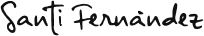 Firma de Santi Fernández